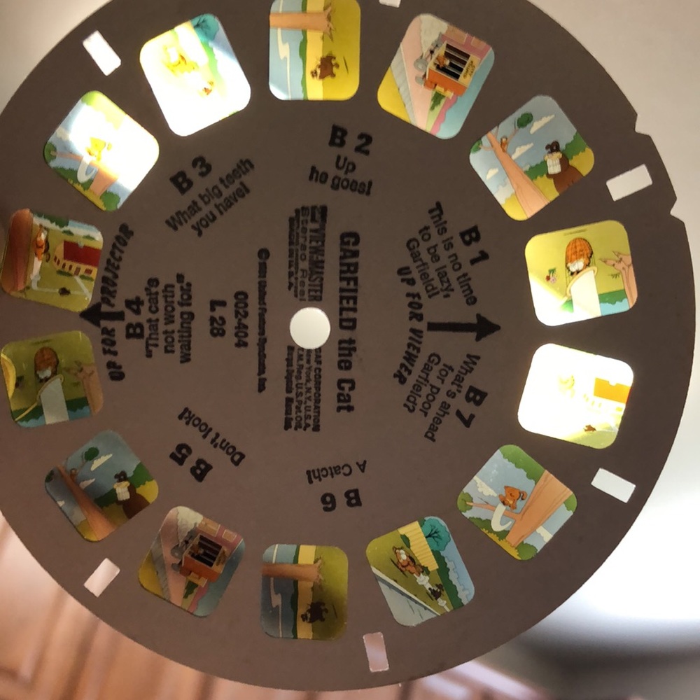 Rare Vintage Garfield the Cat View Master Reel 1981 - Picture 3 of 6